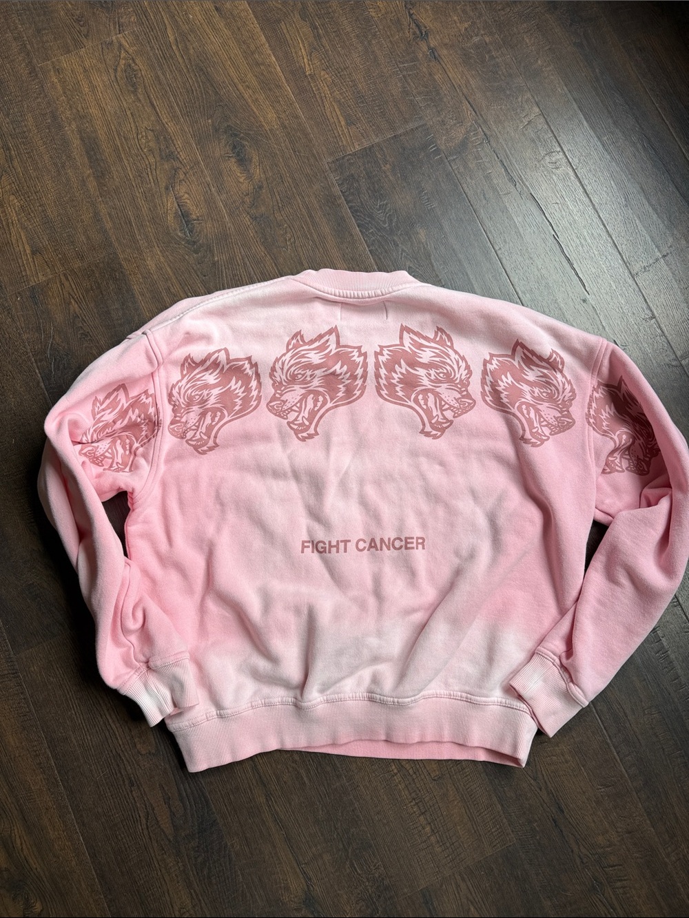 Darc Sport Pink 'Wolves Forever' Crewneck Sweatshirt - Picture 2 of 2